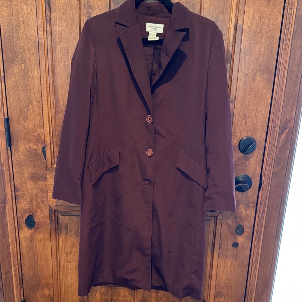 Newport News Dark Brown Trench Coat